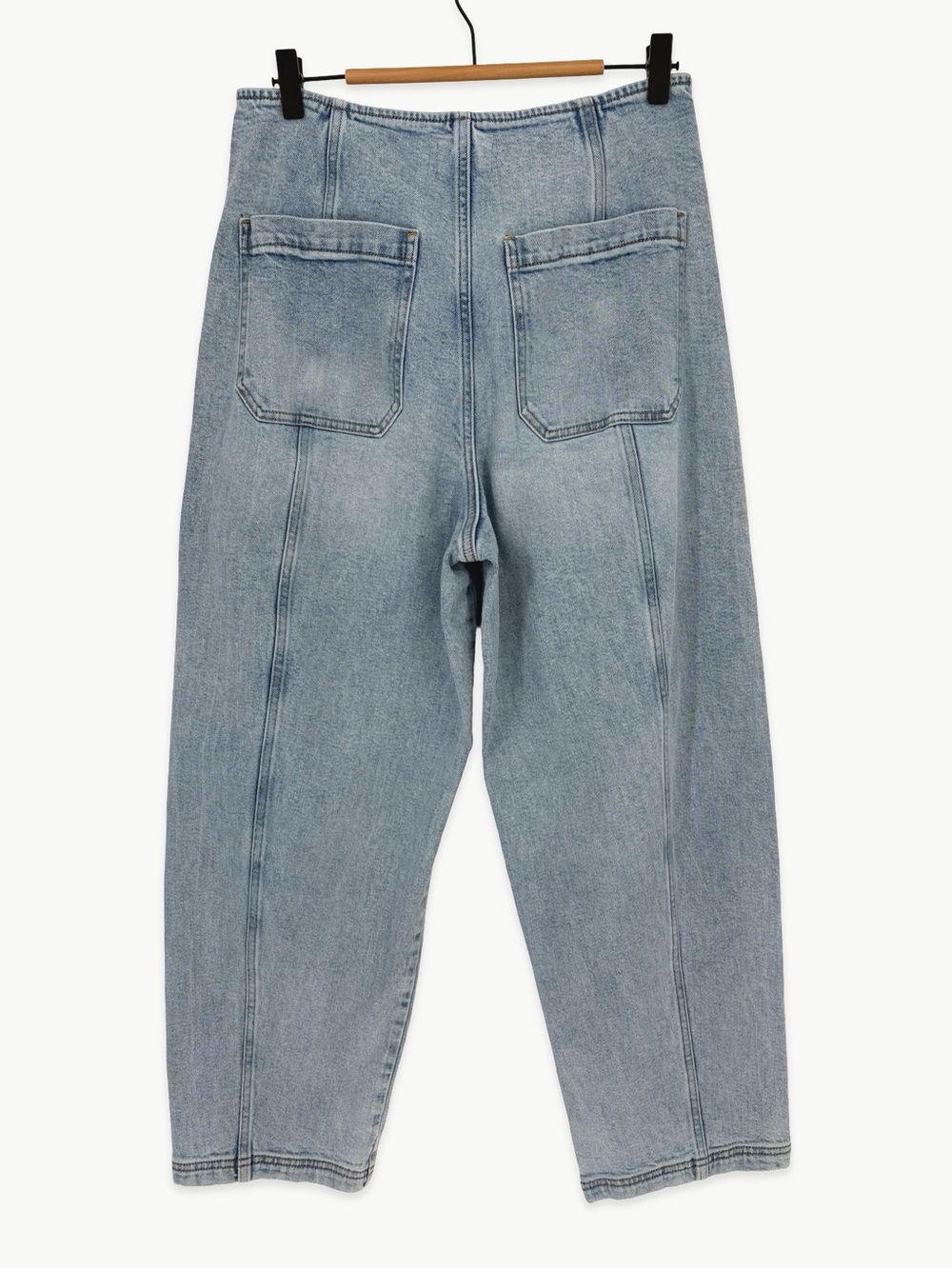 Pistola Blair Bandless High Waist Crop Barrel Jeans 29 - Picture 6 of 11